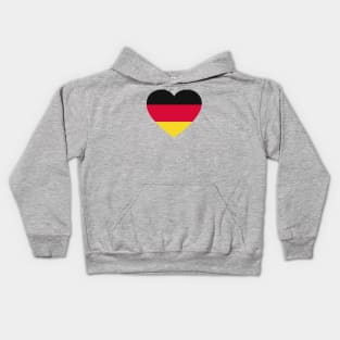 I Love Germany // Heart-Shaped German Flag Kids Hoodie